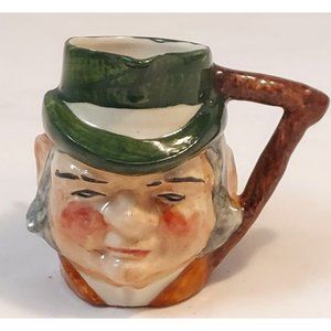 TOBY JUG ARTONE ENGLAND 3” HANDPAINTED TONY WELLER FINE PORCELAIN HIGH GLAZE
